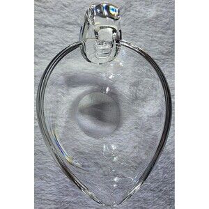 Beautiful Steuben Crystal Clear Art ~ Gravy/Sauce Boat ~ Signed!